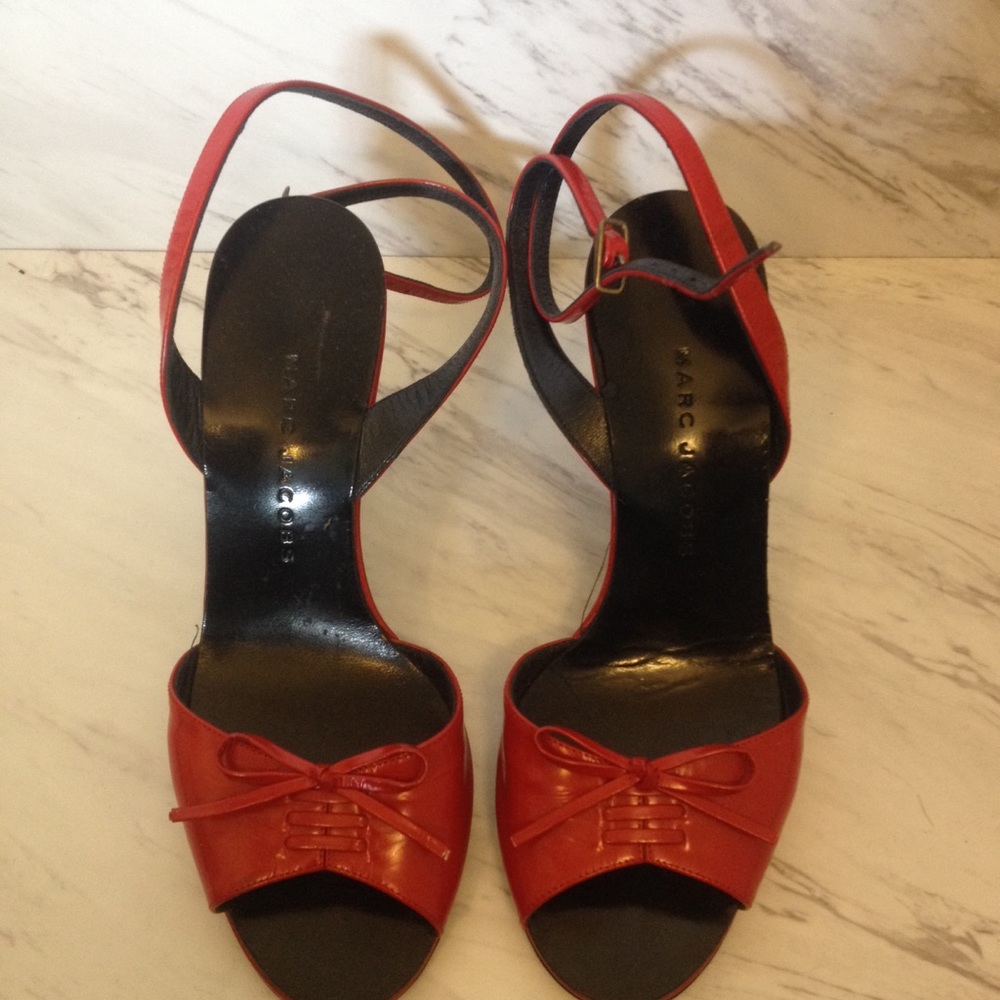 Marc Jacobs Spazzolato ankle strap heels - Picture 1 of 7
